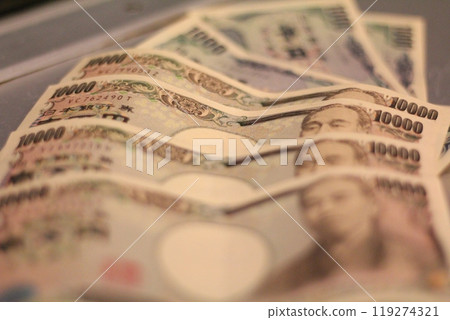 Fukuoka-shi, Fukuoka-Ken, Hakata-ku, Japan - October 13, 2024: Japan's banknotes will undergo a currency reform with a new design. 100,000 yen paper note, currency Fukuoka-shi, Fukuoka-Ken, Hakata-ku, Japan - October 13, 2024: Japan's banknotes will undergo a currency reform with a new design. 100,000 yen paper note, currency 119274321