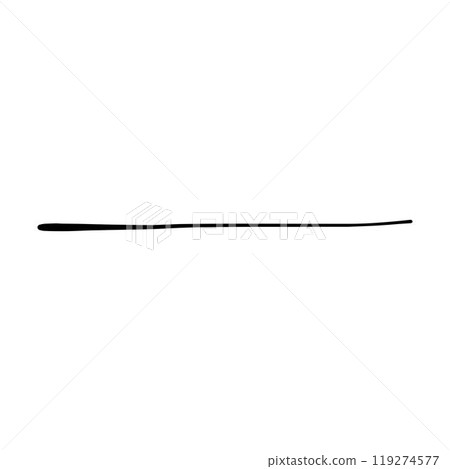 Hand drawn curly divider line icon vector illustration design element of swish, swash, swoosh underline swirl squiggle stroke line Hand drawn curly divider line icon vector illustration design element of swish, swash, swoosh underline swirl squiggle stroke line 119274577