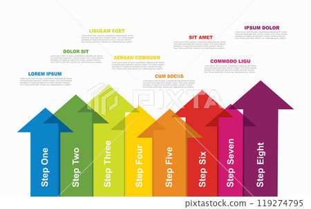 Infographic design template with place for your data. Vector illustration. 119274795