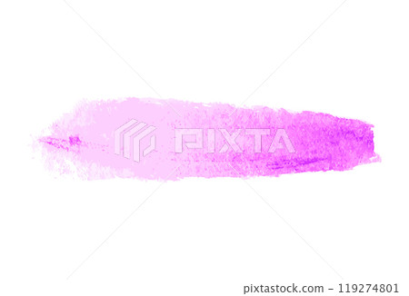 Purple watercolor blot background. Brush stroke abstract shape 119274801