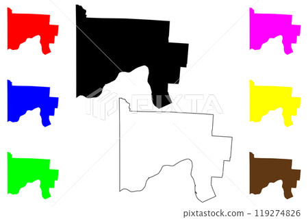 Scioto County, Ohio State (U.S. county, United States of America, USA, U.S., US) map vector illustration, scribble sketch map Scioto County, Ohio State (U.S. county, United States of America, USA, U.S., US) map vector illustration, scribble sketch map 119274826