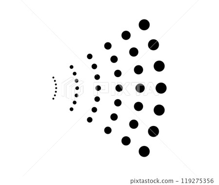 Spray icon of aerosol or airbrush for water gas nozzle steam, perfume deodorant, graffiti paint. Sign shower drops, disinfection, cleaning. 119275356