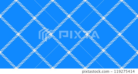 Checkered tartan fabric textile, flooring check vector pattern. Cowboy background seamless plaid texture in bright and sterling silver colors. Checkered tartan fabric textile, flooring check vector pattern. Cowboy background seamless plaid texture in bright and sterling silver colors. 119275414