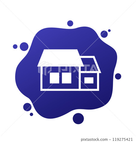 home extension icon, extend a house home extension icon, extend a house 119275421