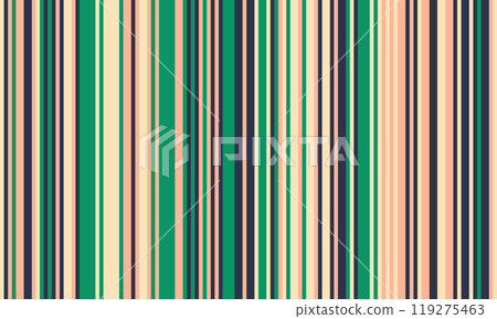 Pattern of vertical stripes, colorful thin and thick lines. Irregular stripe background, vector seamless texture. Abstract striped geometric design in bright colors. Pattern of vertical stripes, colorful thin and thick lines. Irregular stripe background, vector seamless texture. Abstract striped geometric design in bright colors. 119275463