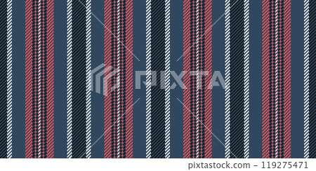 Soft seamless fabric background, azul texture stripe textile. Square lines pattern vertical vector in cyan and black colors. Soft seamless fabric background, azul texture stripe textile. Square lines pattern vertical vector in cyan and black colors. 119275471