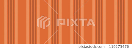 Christmas card fabric background vertical, pop pattern lines textile. Softness seamless stripe texture vector in orange color. Christmas card fabric background vertical, pop pattern lines textile. Softness seamless stripe texture vector in orange color. 119275476