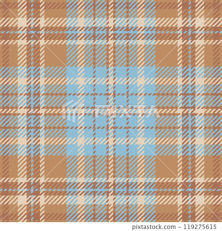 Textile design of textured plaid. Checkered fabric pattern swatch for shirt, dress, suit, wrapping paper print, invitation and gift card. 119275615