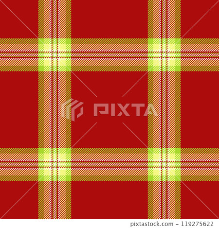 Textile design of textured plaid. Checkered fabric pattern swatch for shirt, dress, suit, wrapping paper print, invitation and gift card. 119275622