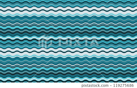 Abstract background with wavy stripes in vibrant colors, creating a rippled, liquid effect. Smooth curves and textured lines add elegance, vitality, and creativity. Ideal for wallpaper or textile. 119275686
