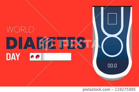 World Diabetes Day. Diabetes celebrated every year on November 14 119275895