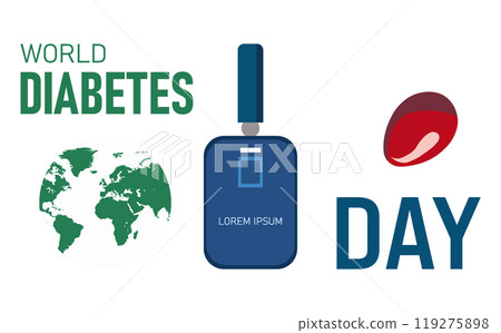 World Diabetes Day. Diabetes celebrated every year on November 14 119275898
