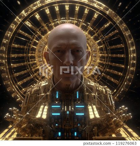 Mechanical Deity: Golden Circuits of Illuminated Wisdom 119276063
