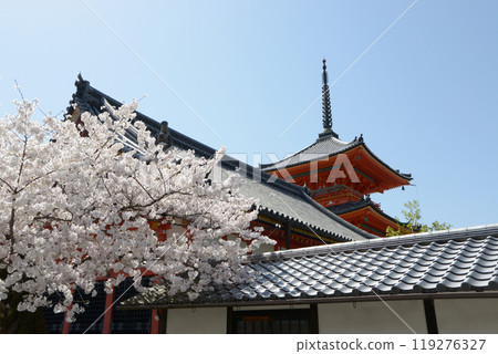 Kiyomizu-dera Temple, roof of the temple, Higashiyama-ku, Kyoto 119276327