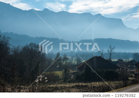 Winter in the Savoy Area in Southern France 119276382