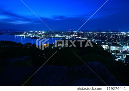 從米子城遺址看到的夜景 從米子城遺址看到的夜景 119276441