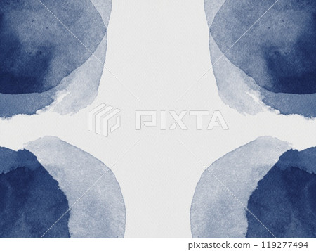 Watercolor blue background copy template paper quality texture minimalistic 119277494