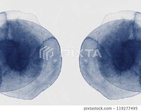 Watercolor blue isoated background copy space paper quality texture minimalistic 119277495