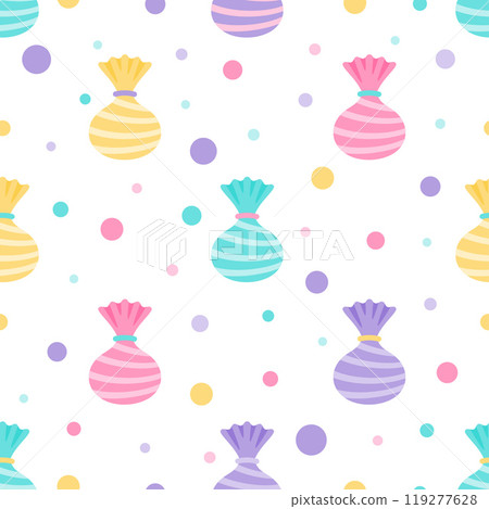 candies seamless pattern candies seamless pattern 119277628