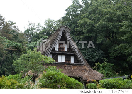 Old houses with architecture with principal rhyola Old houses with architecture with principal rhyola 119277694