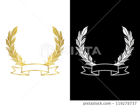Laurel, laurel wreath, awards and recognition, laurel icon 06 119278737