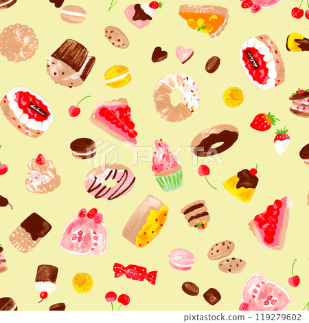 美味的糖果紡織圖案, 美味的糖果紡織圖案, 119279602