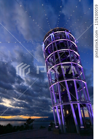 [神奈川縣]江之島海蠟燭點燈（湘南的寶石） 119280059