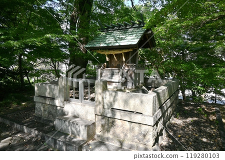 位於清須城跡公園的供奉織田信長的神社 119280103
