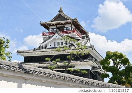 Qiuzu castle castle tower 119281317