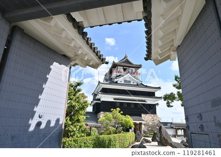 Kiyosu Castle Otemon Gate and Castle Tower 119281461