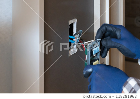 Residential Electrical Work Switch Plate Replacement Residential Electrical Work Switch Plate Replacement 119281968