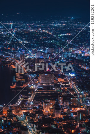 北海道函館山展望台的夜景 北海道函館山展望台的夜景 119282201