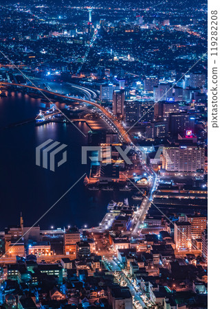 北海道函館山展望台的夜景 119282208