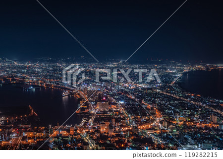 Night view from Mount Hakodate Observatory, Hokkaido 119282215