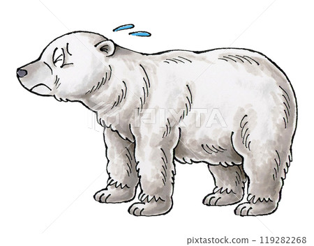 Troubled Polar Bear 119282268