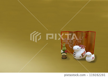 Snake Year of the Snake New Year's card Large size Trimming OK Poster 119282281