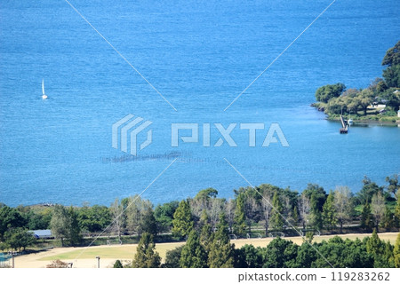 琵琶湖岸邊的風景 琵琶湖岸邊的風景 119283262