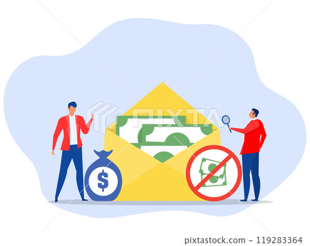 Anti Money Laundering acronym or Aml or Against Money Laundering, Cartoon People Vector Illustration Anti Money Laundering acronym or Aml or Against Money Laundering, Cartoon People Vector Illustration 119283364