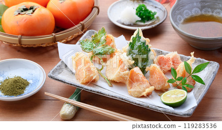 秋天的味道柿子天婦羅 秋天的味道柿子天婦羅 119283536