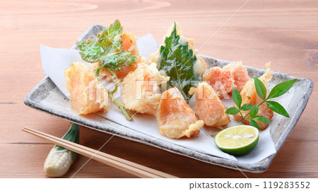 秋天的味道柿子天婦羅 119283552