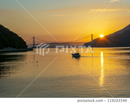 Akinada Bridge in the morning 119283599