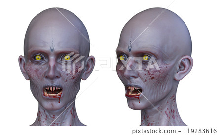 female zombie face female zombie face 119283616