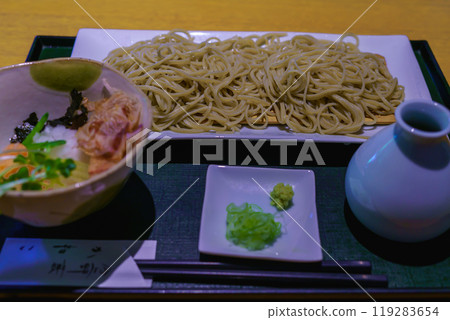 Soba set meal Soba set meal 119283654