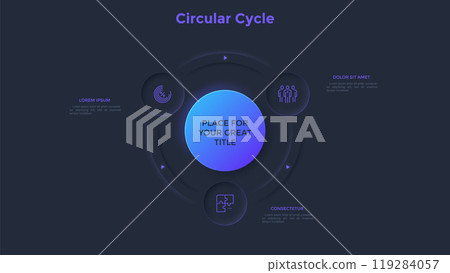 Modern Infographic Vector Illustration Modern Infographic Vector Illustration 119284057
