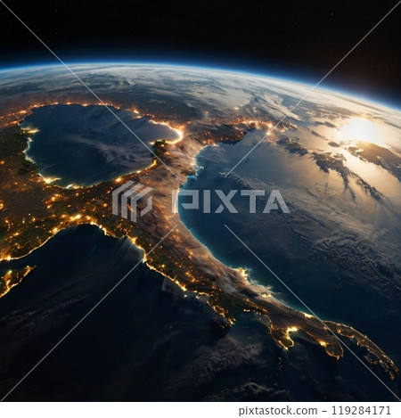 Earth seen from space 119284171
