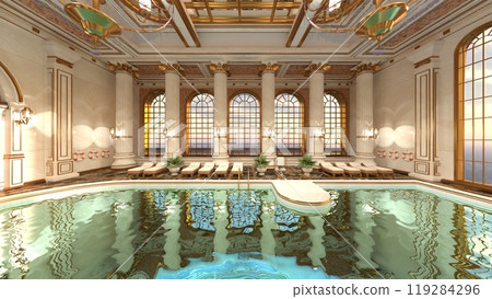 Indoor swimming pool 119284296