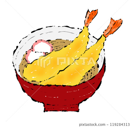 天婦羅蕎麥麵圖 119284313