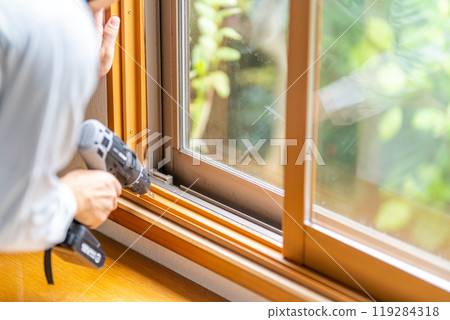 Inner window, double glazed window, insulation, inner sash, installation work 119284318