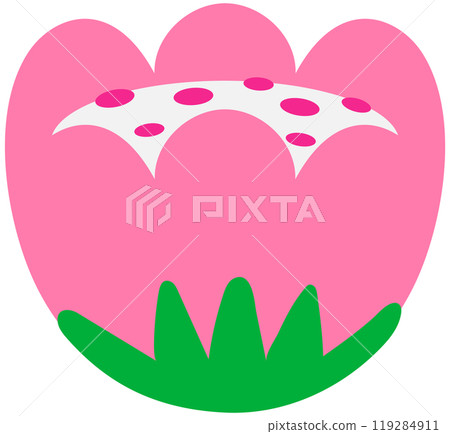 cute nordic folk art abstract flower ornament cute nordic folk art abstract flower ornament 119284911