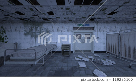 Abandoned Hospital Room 119285100